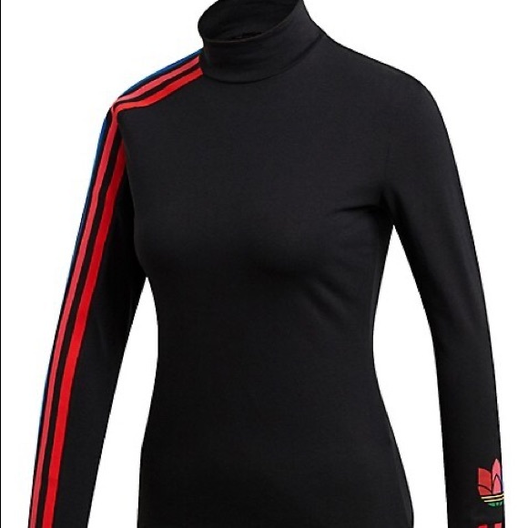 Adidas Mock Neck Fitted Long Sleeve (S) - Picture 8 of 8
